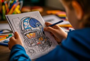Comment utiliser le coloriage foot à imprimer pour enseigner les règles du jeu