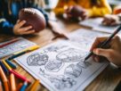 Comment utiliser le coloriage foot à imprimer pour enseigner les règles du jeu