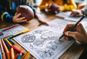 Comment utiliser le coloriage foot à imprimer pour enseigner les règles du jeu