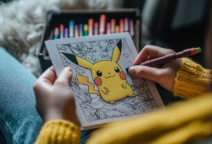 Découvrez le coloriage de Pikachu à imprimer en PDF pour un divertissement éducatif