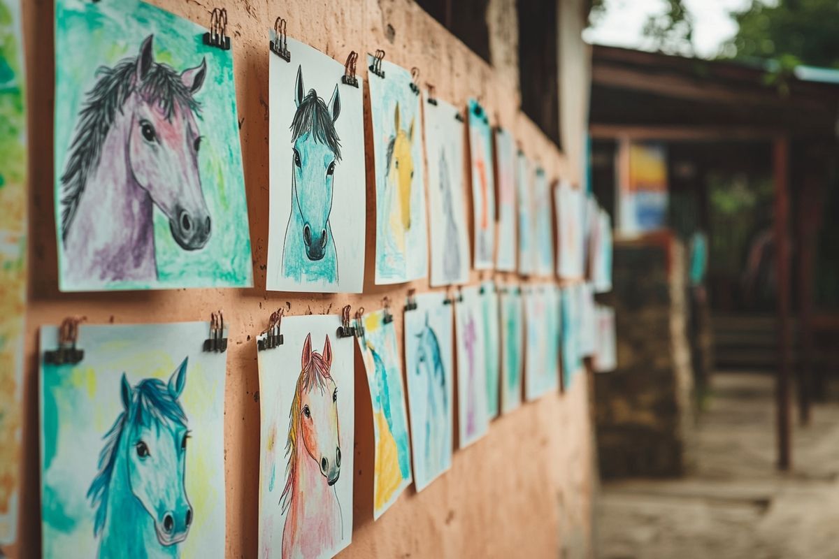 Les bienfaits du coloriage cheval à imprimer en PDF pour les enfants