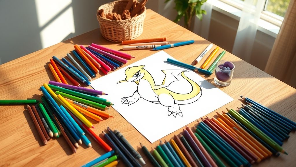 coloriage Dracaufeu
