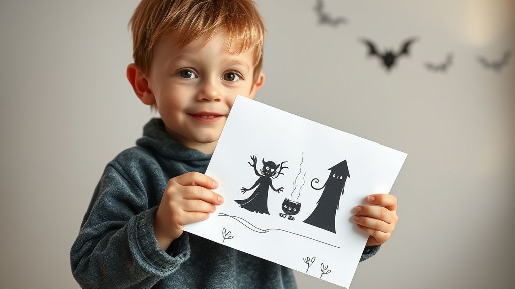 dessin facile de sorcières