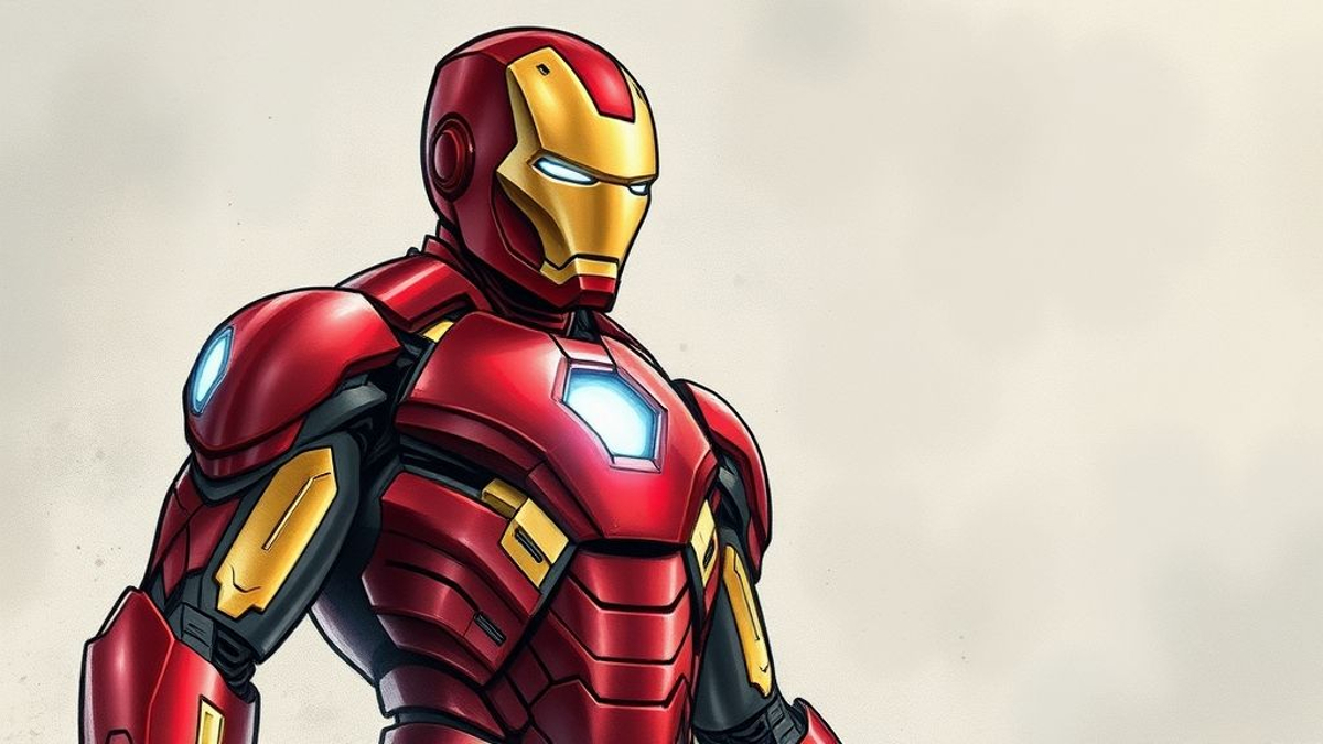 dessin iron man