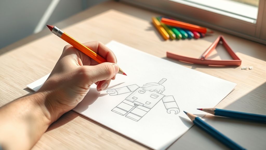 dessins à imprimer de roblox