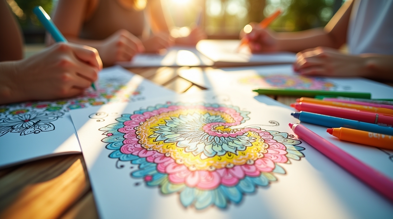 coloriage magique adulte