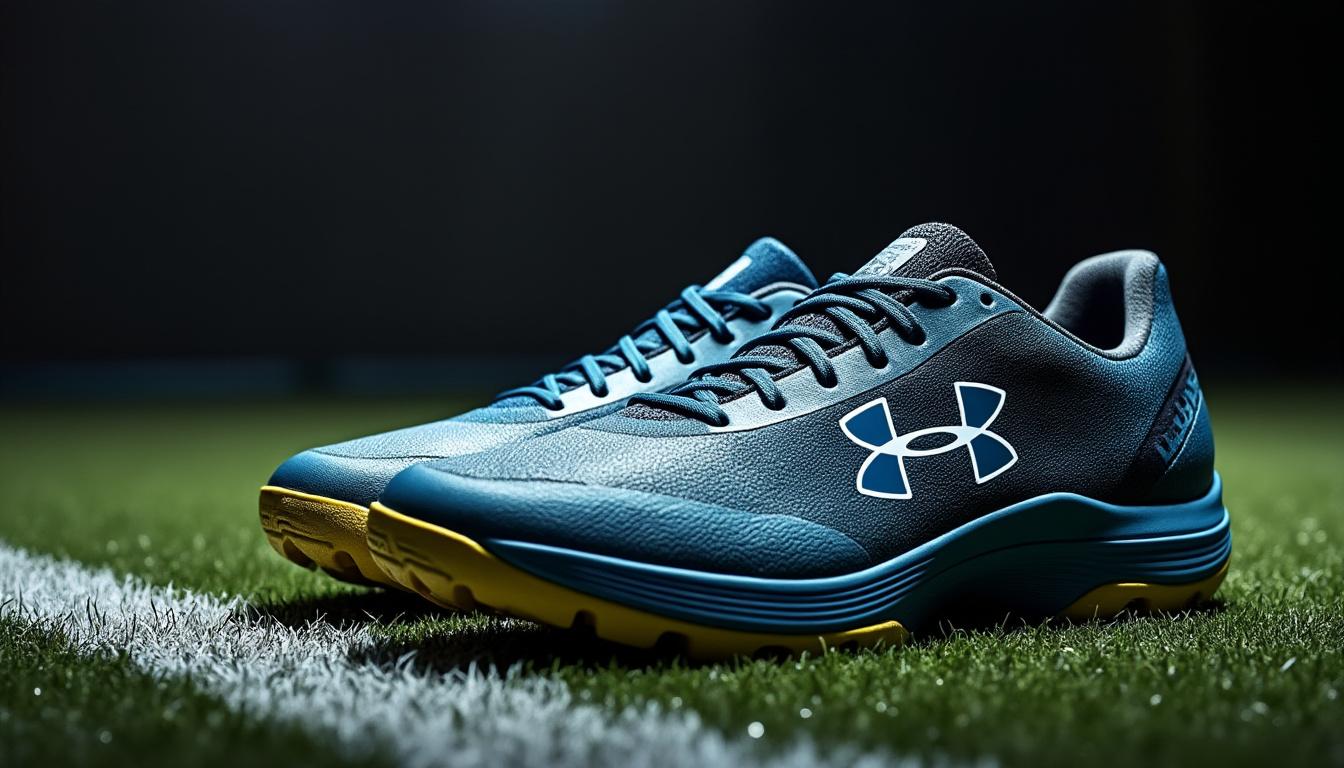 découvrez les chaussures de rugby ua nitro low d pour homme, conçues pour les joueurs agressifs. avec leur design performant et leur soutien optimal, elles vous aideront à dominer sur le terrain. parfaites pour maximiser votre agilité et votre puissance de jeu.