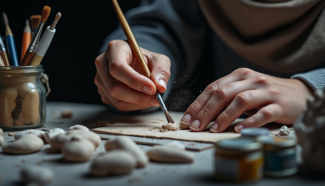 découvrez tout ce qu'il faut savoir sur les techniques de peinture de la pâte à modeler durcissante à l'air. apprenez à sublimer vos créations avec des conseils pratiques et des astuces pour un rendu optimal. idéal pour les artistes en herbe et les passionnés d'art, cet article vous guide pas à pas.