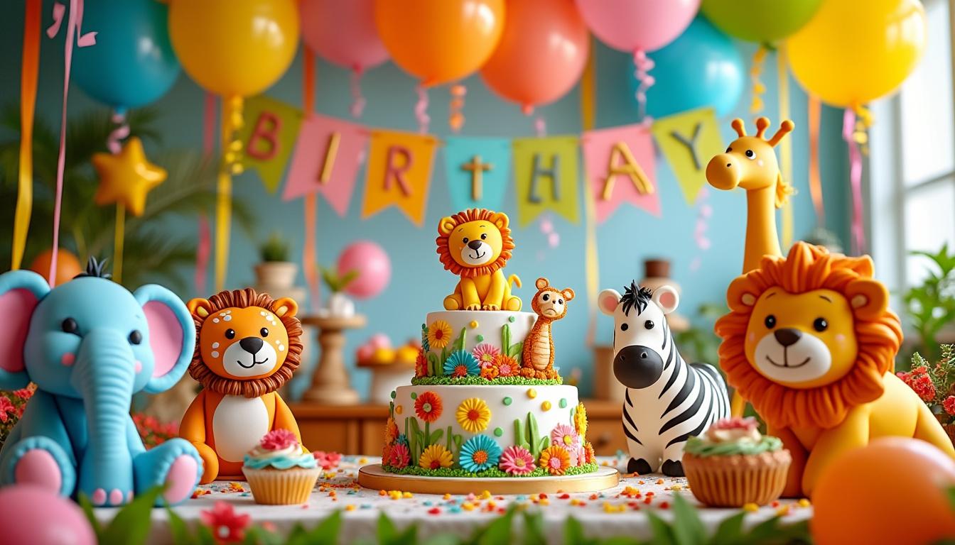 découvrez tous nos conseils pour organiser un anniversaire d'enfant inoubliable sur le thème des animaux : idées de décoration, jeux, activités originales et astuces pour émerveiller les petits invités !