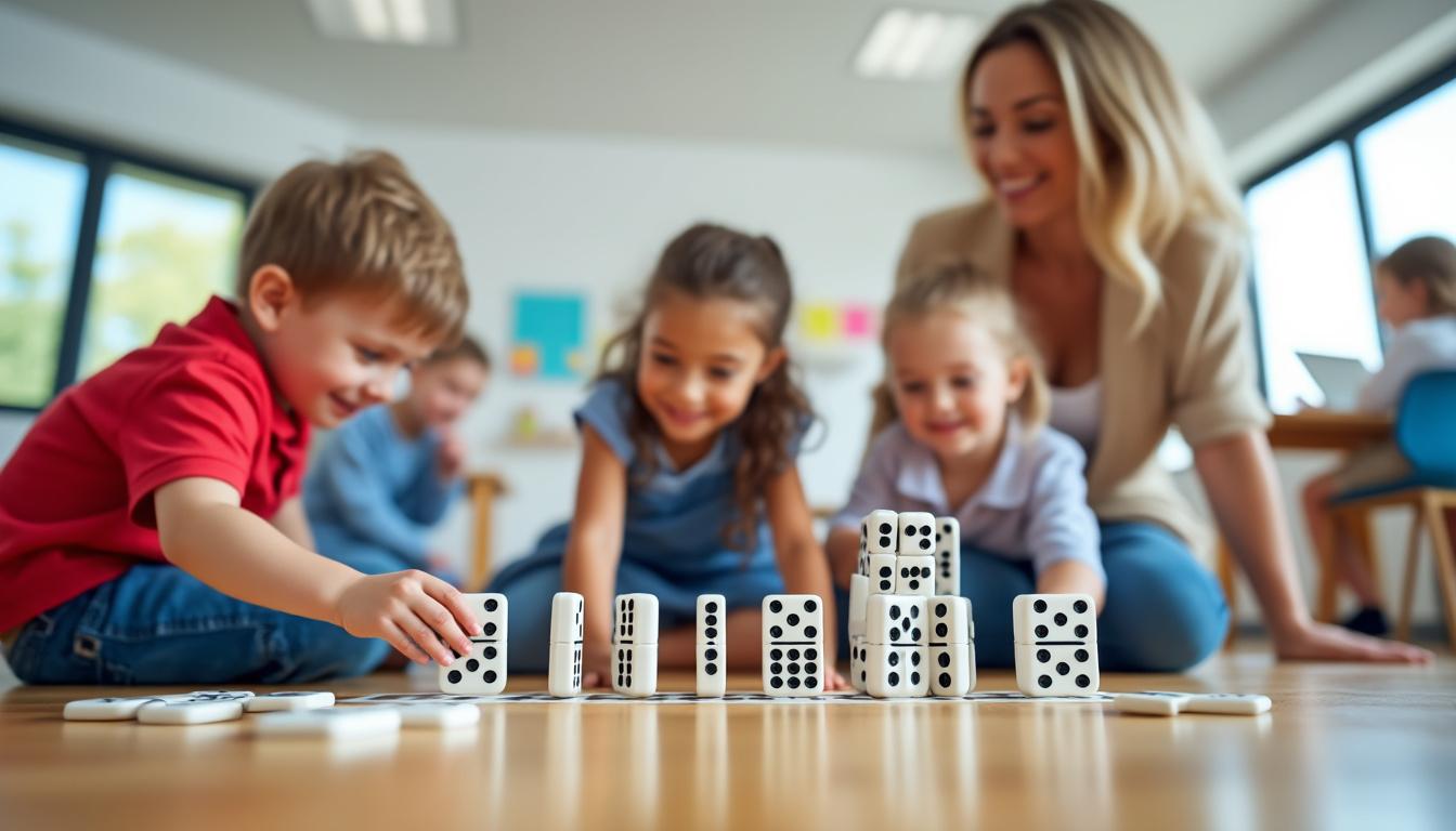 découvrez comment le domino des nombres devient un jeu éducatif stimulant qui favorise le renforcement cognitif chez les enfants, tout en développant leurs compétences en mathématiques de manière ludique.