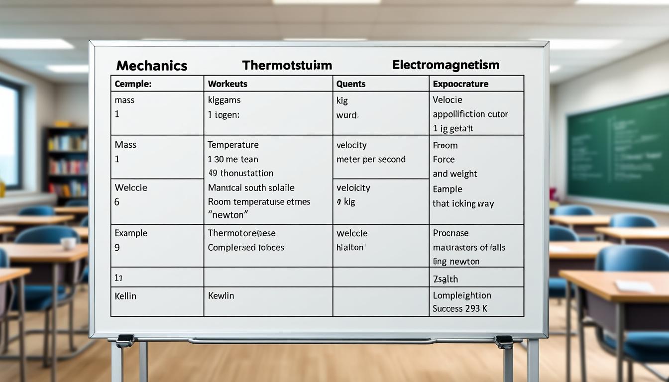 découvrez pourquoi le tableau des grandeurs est l’outil essentiel pour tous les étudiants en sciences : facilitez vos conversions, comprenez mieux les unités et réussissez vos exercices scientifiques !