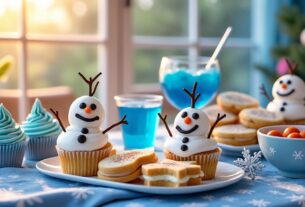 découvrez des recettes originales, savoureuses et faciles à réaliser pour organiser une fête reine des neiges inoubliable et régaler tous les enfants !