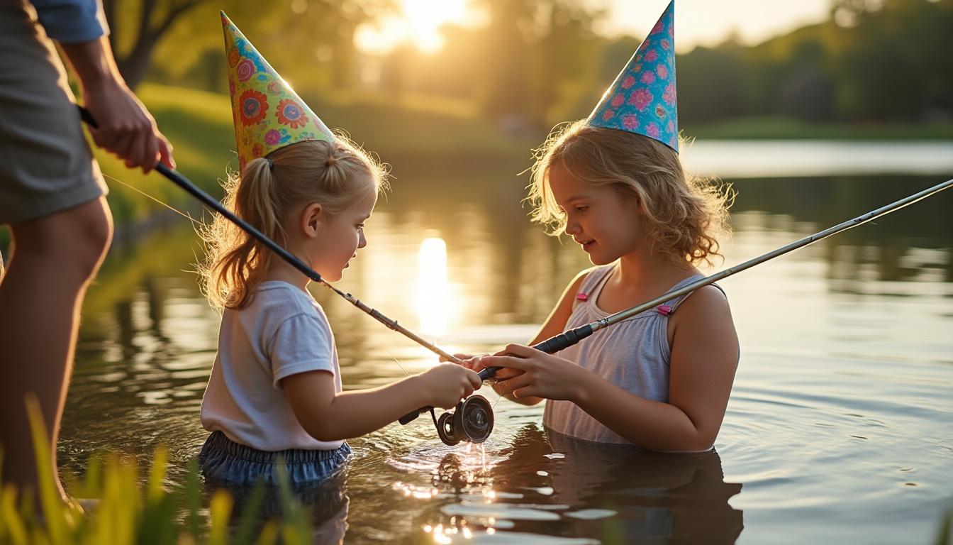 découvrez nos conseils pour bien débuter en pêche à la ligne lors d'un anniversaire d'enfant et rendre cette activité ludique et mémorable pour tous.