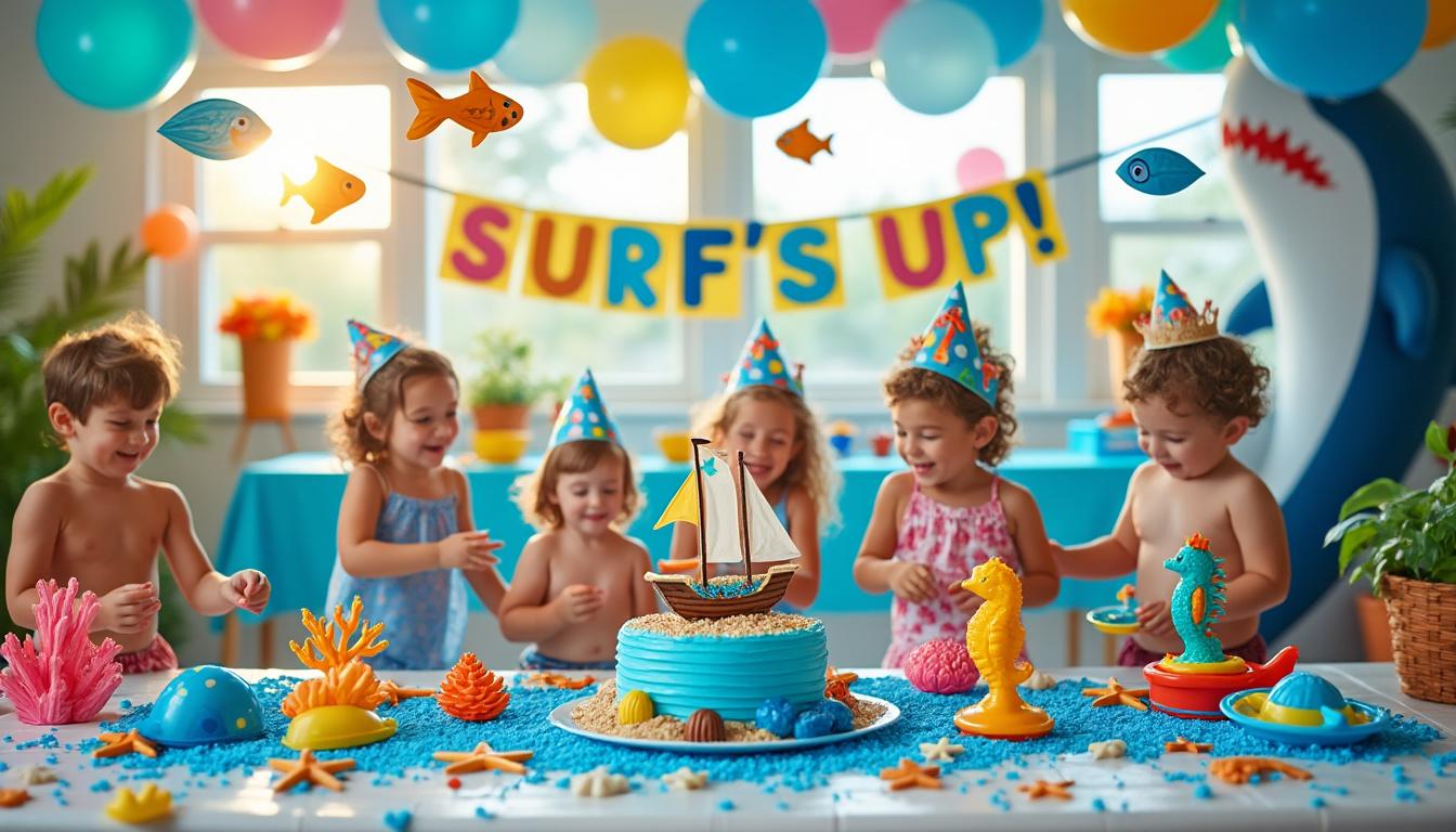 plongez dans les dernières tendances pour organiser une fête d'anniversaire enfantine sous le thème de l’océan magique, avec décorations, activités et idées gourmandes à ne pas manquer cette année.
