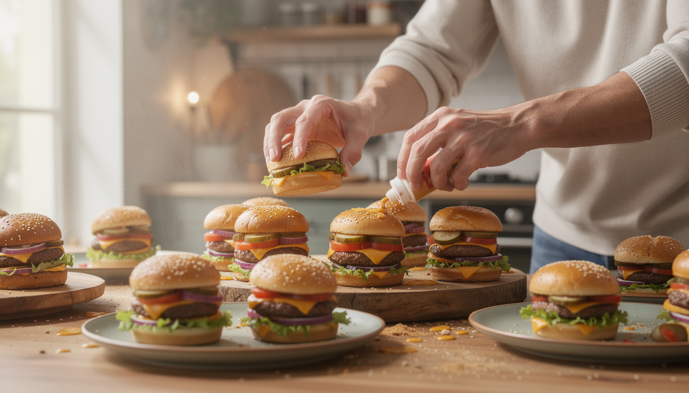 découvrez des idées créatives pour animer un atelier mini-burgers rigolos et surprenez vos invités avec des saveurs originales et une présentation ludique.