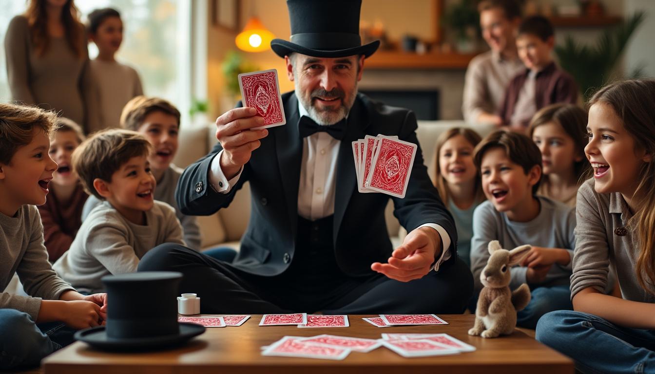 découvrez les meilleurs tours de magie interactifs à réaliser facilement avec vos amis et votre famille pour des moments de convivialité et d'émerveillement garantis.
