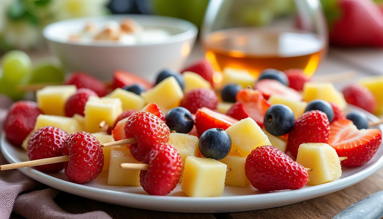 découvrez pourquoi les brochettes de fruits sont une option idéale et ludique pour les fêtes d'enfants, alliant santé, couleurs et plaisir gourmand.