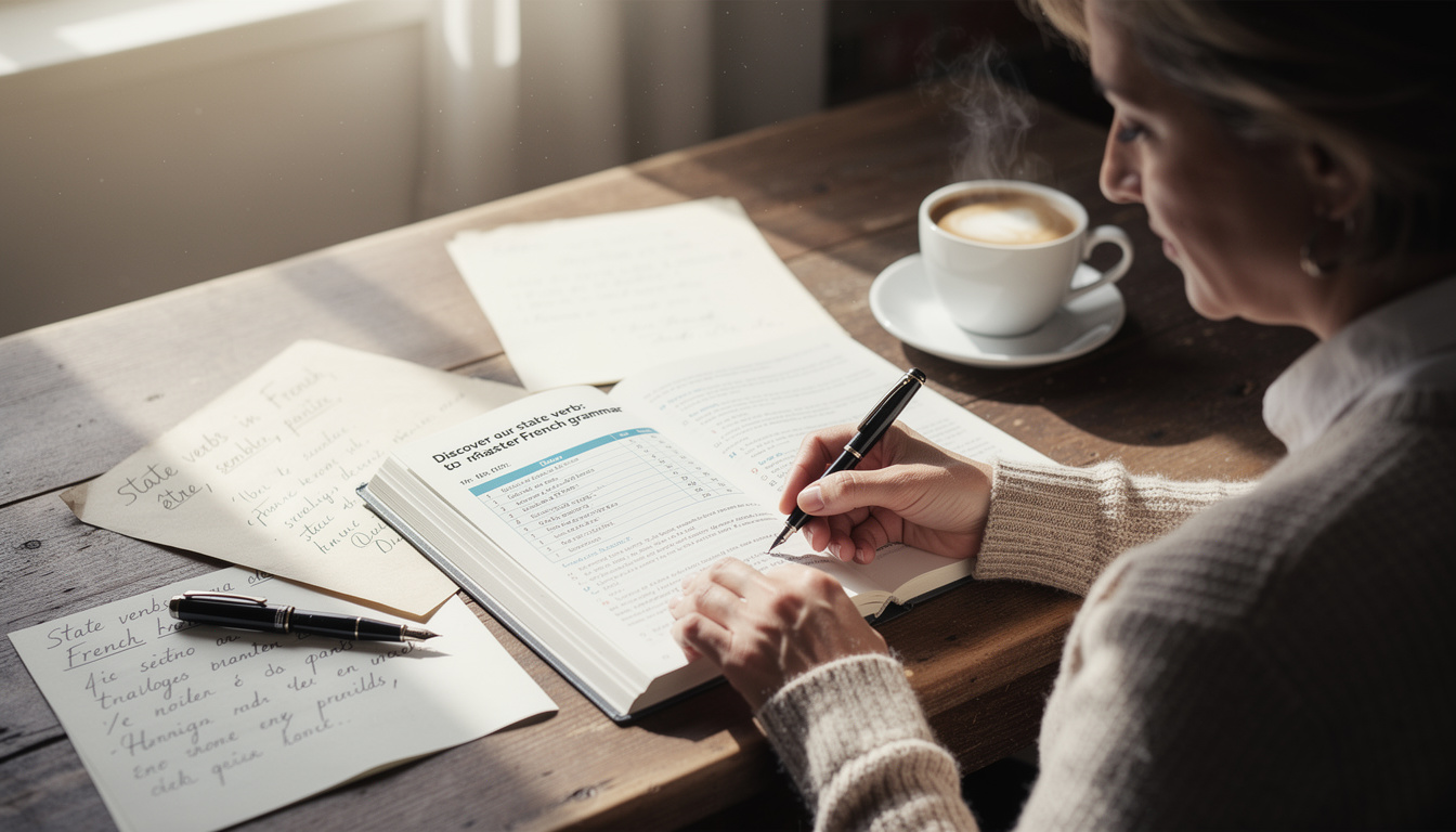 explorez notre liste complète des verbes d'état pour maîtriser la grammaire française et améliorer votre expression écrite et orale avec aisance.
