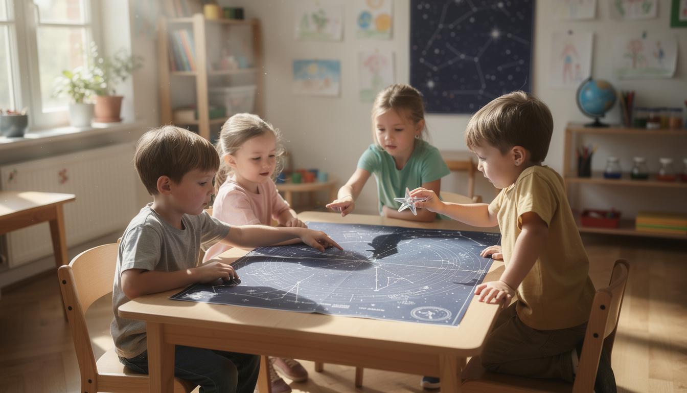 découvrez comment intégrer l'art et la science en maternelle grâce à la carte de constellation, une activité ludique et éducative pour stimuler la curiosité des enfants.