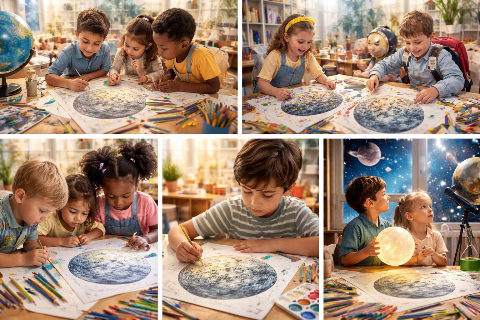 découvrez 5 raisons essentielles d'intégrer la lune à colorier dans l'éducation artistique des enfants pour stimuler leur créativité, leur concentration et leur compréhension de l'univers.