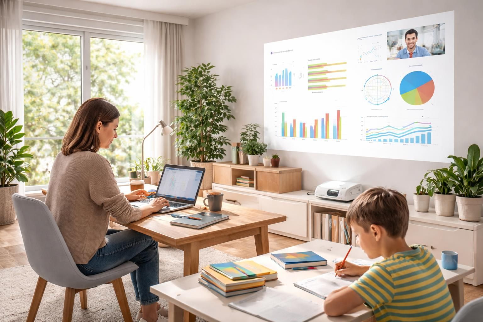 découvrez comment un vidéoprojecteur led peut faciliter le télétravail et les devoirs à la maison en offrant une meilleure visibilité et un grand écran pour une expérience plus efficace et agréable.