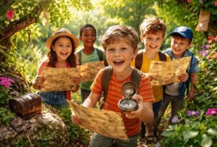 découvrez comment organiser une chasse au trésor inoubliable pour vos enfants, pleine d'aventures et de surprises, pour des moments de joie garantis.