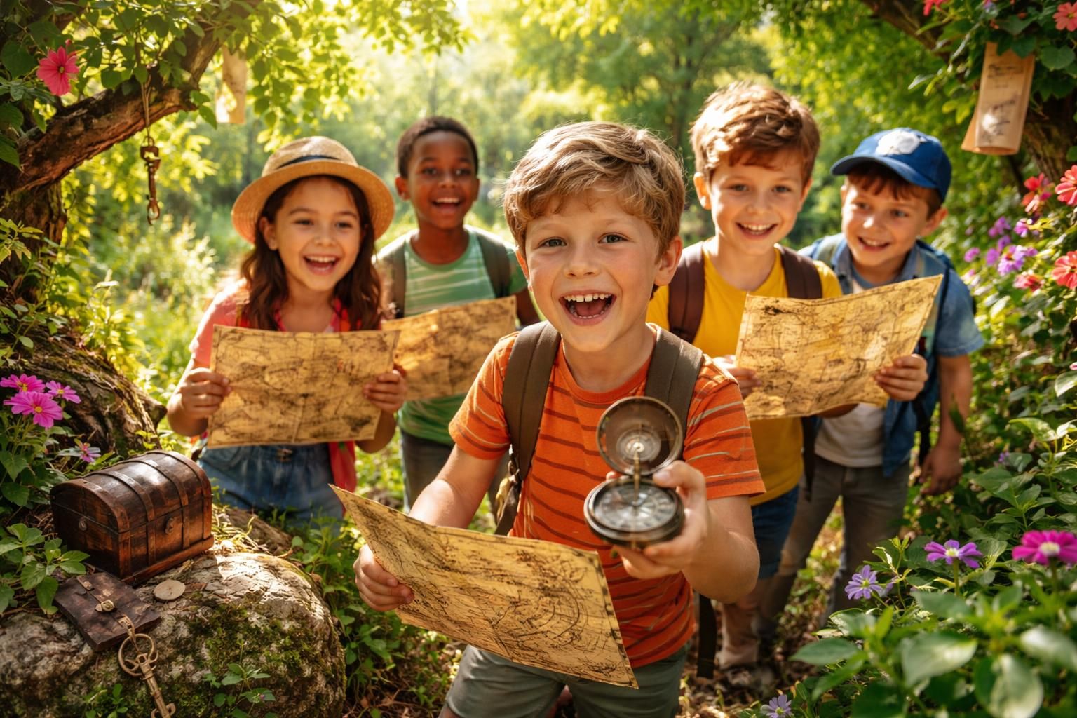 découvrez comment organiser une chasse au trésor inoubliable pour vos enfants, pleine d'aventures et de surprises, pour des moments de joie garantis.