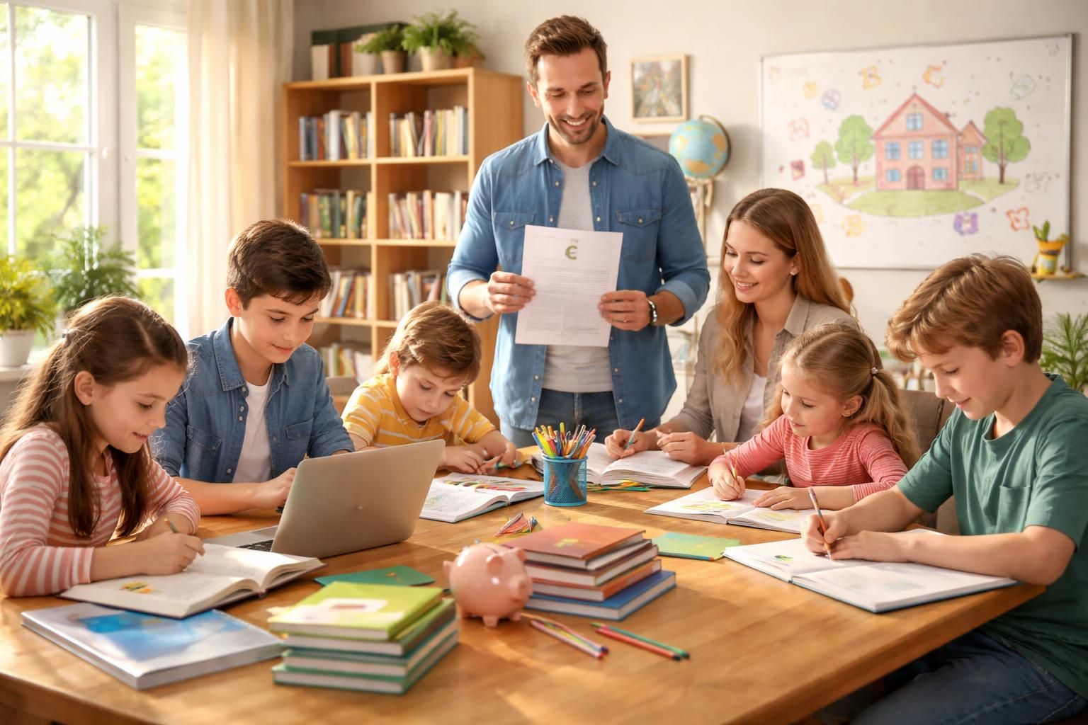 découvrez comment l'allocation familiale pour 6 enfants peut contribuer à financer les frais liés à l'éducation et alléger le budget familial.
