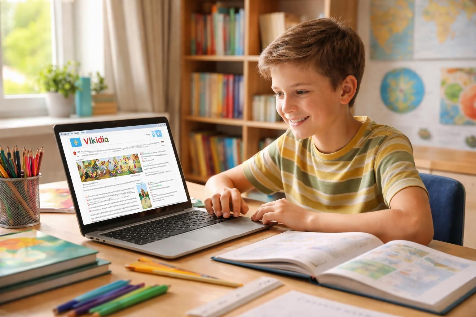 découvrez comment utiliser l'encyclopédie vikidia, spécialement conçue pour les 8-13 ans, afin de réaliser des projets scolaires réussis grâce à des informations fiables et adaptées.