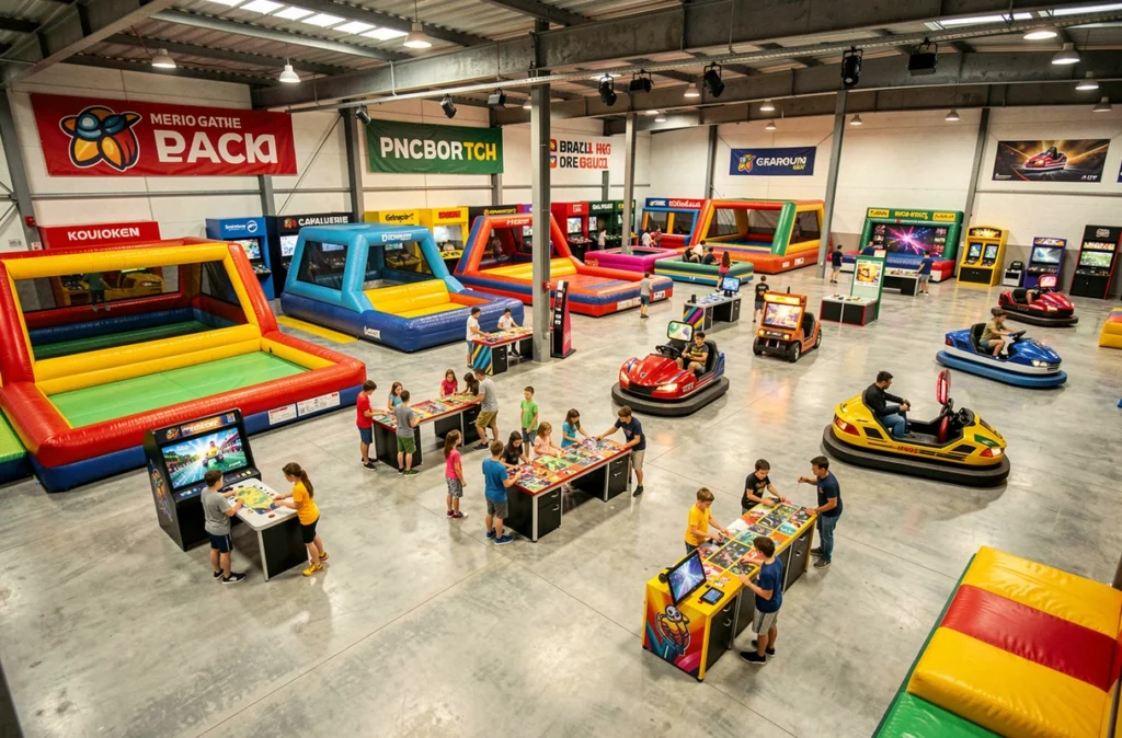 Action Game Juma, espace de jeux couvert en PACA avec arènes gonflables et jeux interactifs